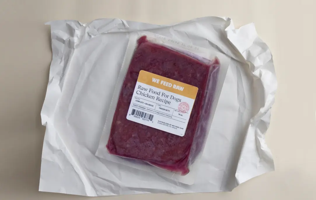 We Feed Raw Raw Food For Dogs Chicken Recipe Pouch